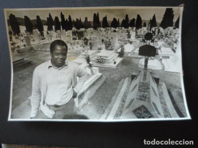 Alte Fotografie: BENICASIM CASTELLON CEMENTERIO ANTIGUA FOTOGRAFIA ORIGINAL 24 X 18 CM