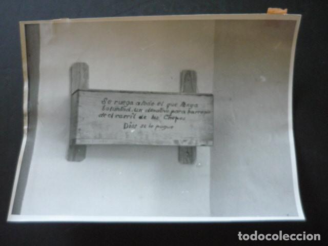 Alte Fotografie: LOS CHOPOS JAEN APARICIONES ANTIGUA FOTOGRAFIA ORIGINAL 24 X 18 CM