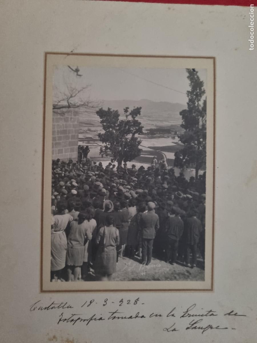 Photographie ancienne: FOTOGRAFIA ANTIGUA CASTALLA ALICANTE TOMADA DESDE LA ERMITA DE LA SANGRE FOTO BLANCO ORIGINAL KF1