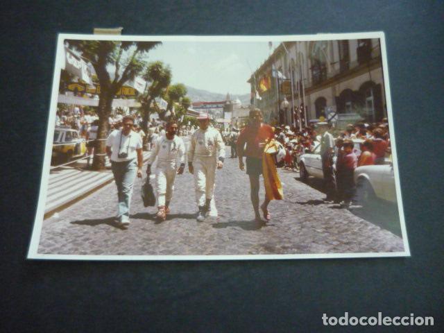 Alte Fotografie: SALVADOR SERVIA CORREDOR AUTOMOVILISMO ANTIGUA FOTOGRAFIA 24 X 18 CM