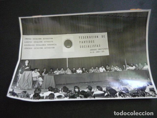Antique Photography: MADRID JORNADAS CONSTITUYENTES FEDERACION PARTIDO SOCIALISTA ANTIGUA FOTOGRAFIA 18 X 24 CM