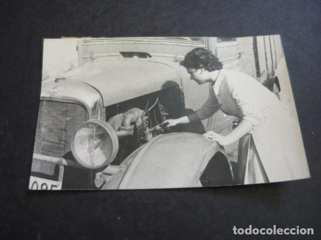 Antique Photography: BARCELONA ALUMNA ACADEMIA DE CONDUCCION DE CAMIONES ANTIGUA FOTOGRAFIA ORIGINAL 9 X 13 CM