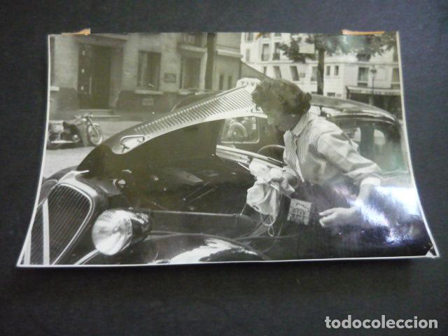 Photographie ancienne: PARIS MUJER TAXISTA ANTIGUA FOTOGRAFIA ORIGINAL 12 X 18 CM