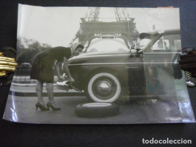 Photographie ancienne: PARIS MUJER TAXISTA ANTIGUA FOTOGRAFIA ORIGINAL 12 X 18 CM