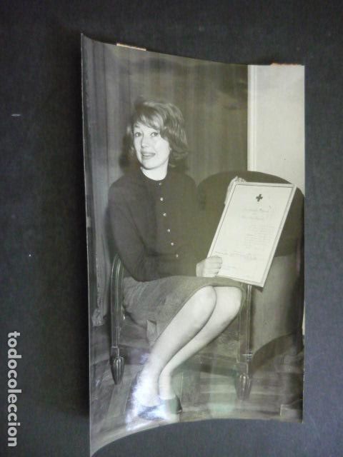 Photographie ancienne: CONDUCTORA ANTIGUA FOTOGRAFIA ORIGINAL 12 X 18 CM