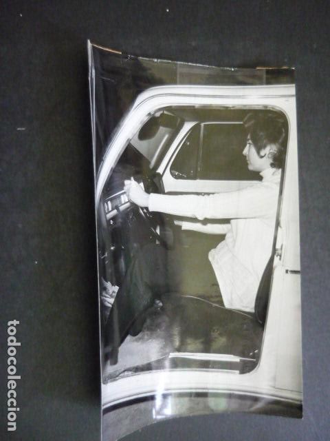 Photographie ancienne: MUJER CONDUCTORA ANTIGUA FOTOGRAFIA ORIGINAL 12 X 18 CM