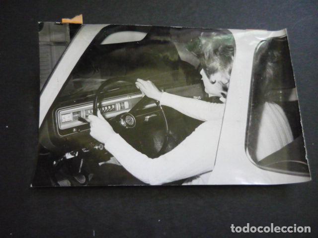 Photographie ancienne: MUJER CONDUCTORA ANTIGUA FOTOGRAFIA ORIGINAL 12 X 18 CM