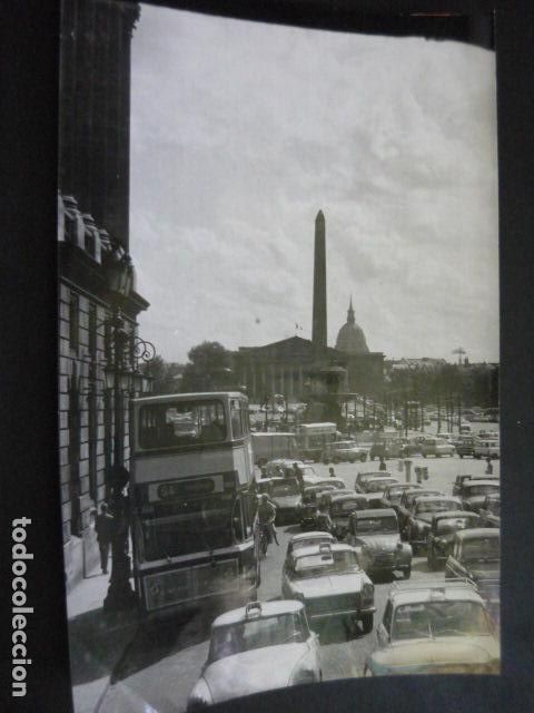Fotograf&iacute;a antigua: PARIS PLACE CONCORDE ANTIGUA FOTOGRAFIA ORIGINAL 30 X 20 CM