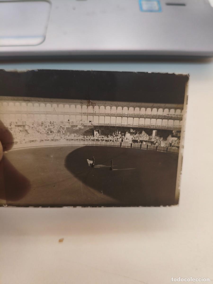 Fotograf&iacute;a antigua: NEGATIVO CRISTAL PLAZA DE TOROS