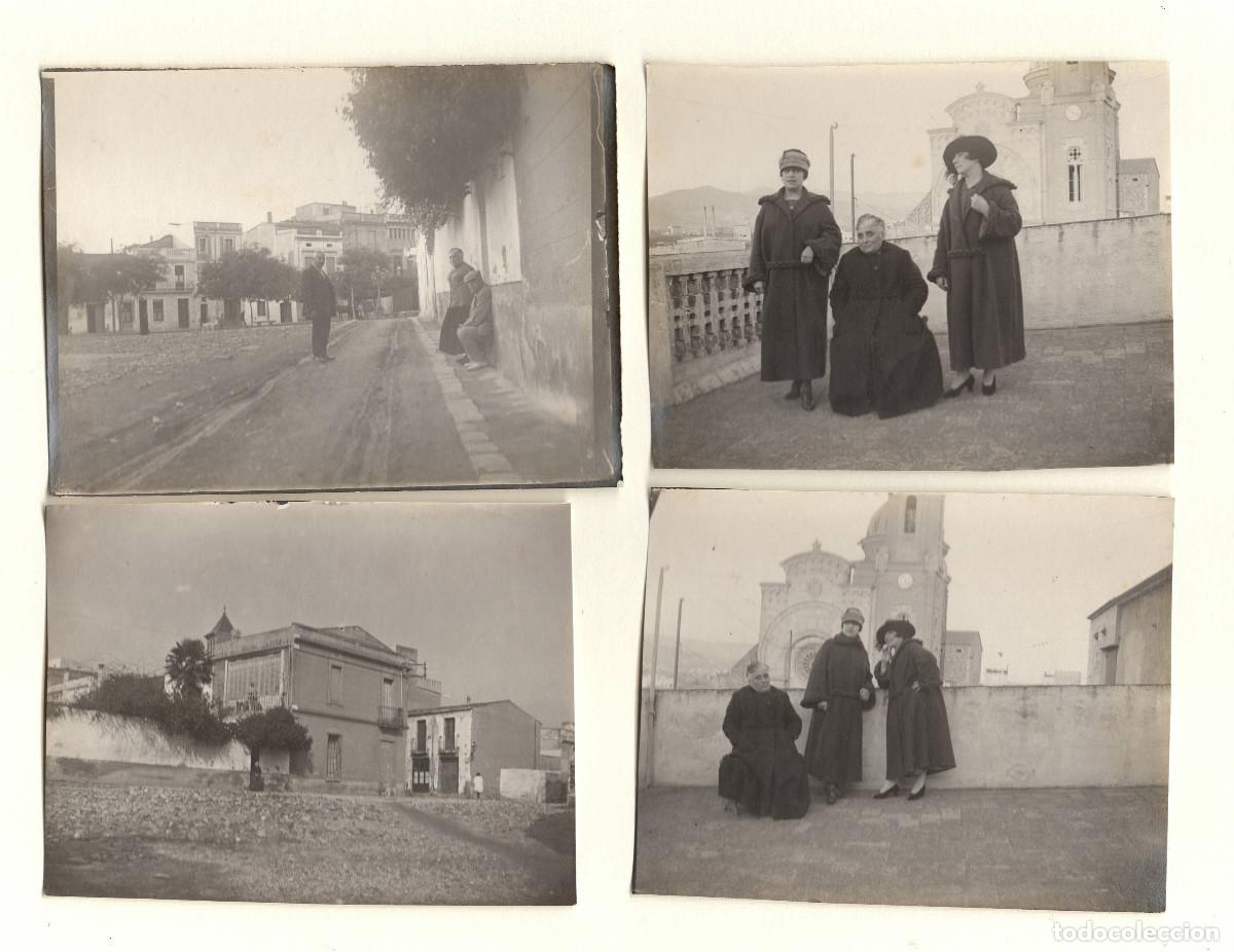 Photographie ancienne: Sant Andreu de Palomar, Barcelona. 1920's. 4 fotograf&iacute;as.