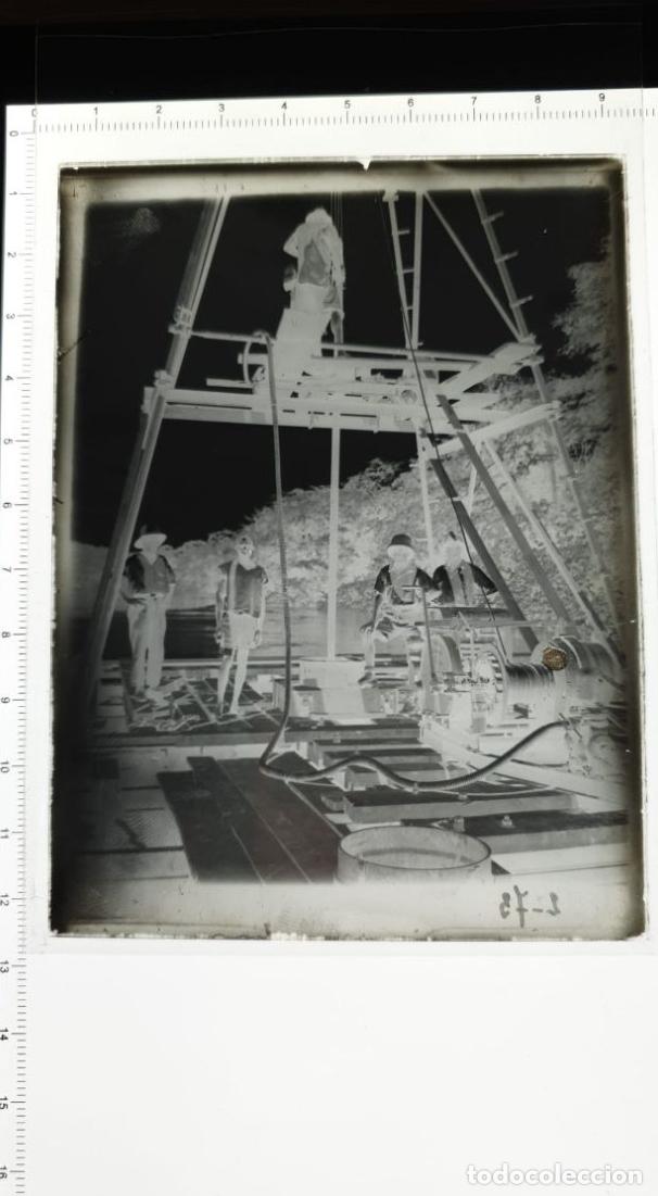 Fotografia antica: CONGO BELGA BELGE. FOTOGRAFIA GELATINOBROMURO. VIDRIO. VIA DE TREN. CHEMIN DE FER RAILWAY. CONSTRUCC