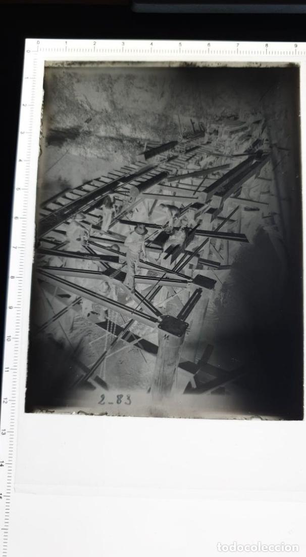 Fotograf&iacute;a antigua: CONGO BELGA BELGE. FOTOGRAFIA GELATINOBROMURO. VIDRIO. VIA DE TREN. CHEMIN DE FER RAILWAY. CONSTRUCC