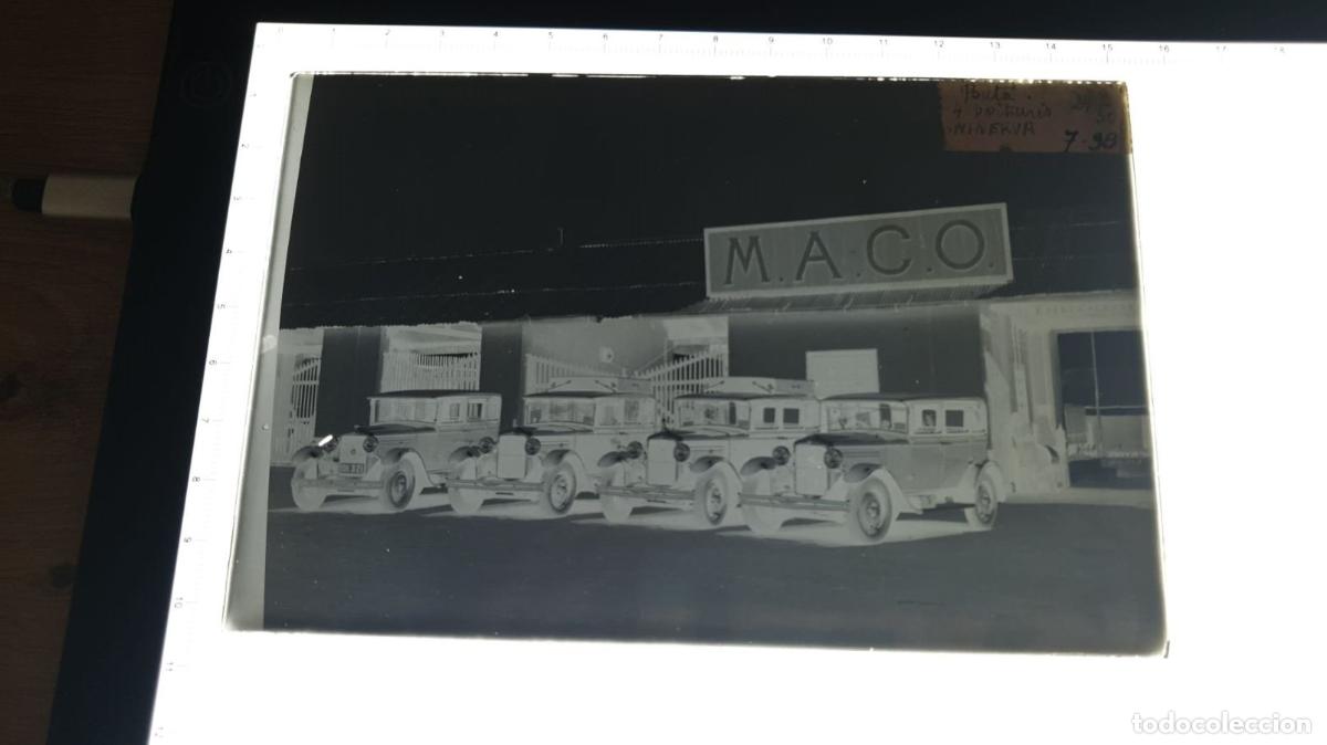 Fotograf&iacute;a antigua: CONGO BELGA BELGE. FOTOGRAFIA GELATINOBROMURO. VIDRIO 1925. COCHES CARS VOITURES M.A.C.O.