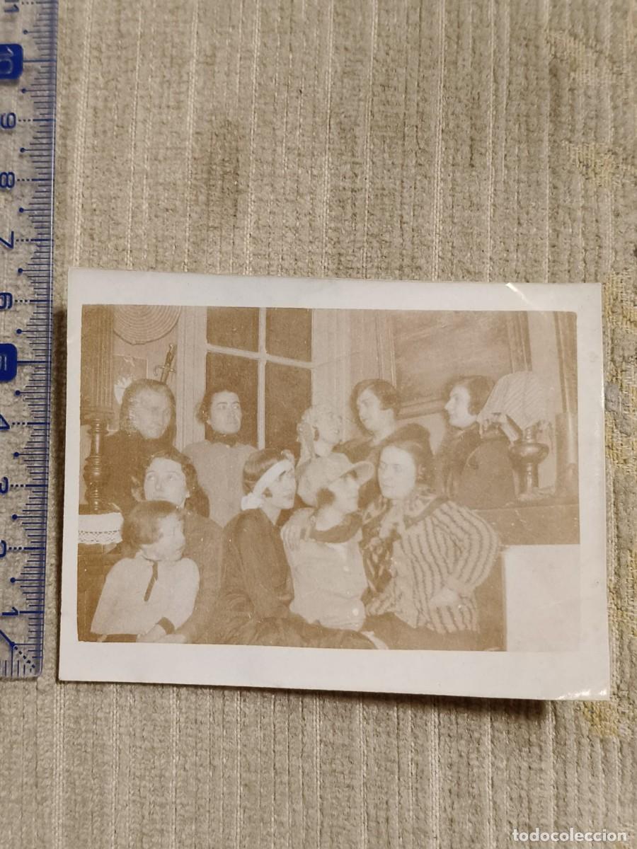 Fotograf&iacute;a antigua: Foto Francia, a&ntilde;os 20. Gelatinobromuro. Retrato mujeres de famila. 8x6cm