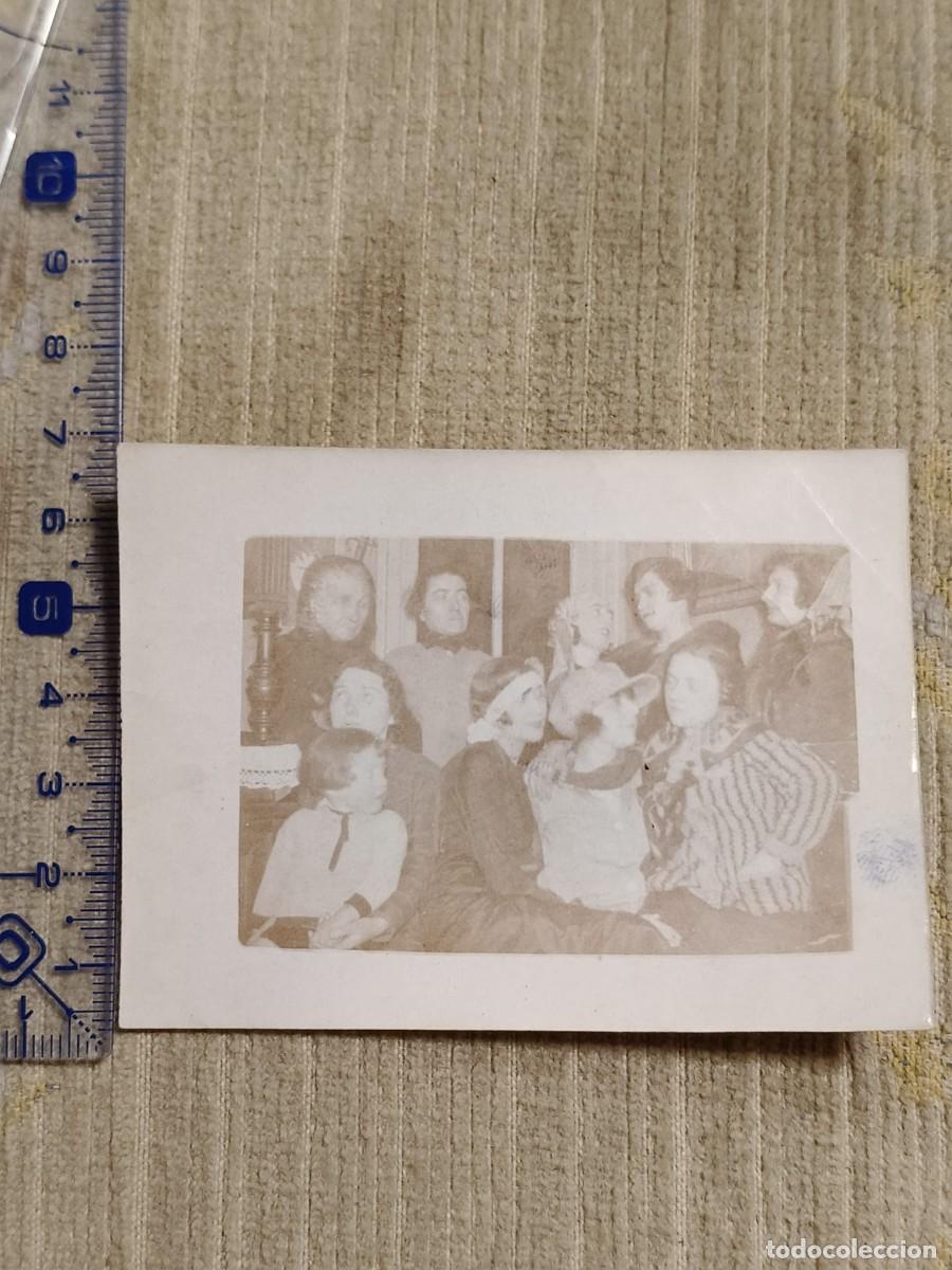 Fotograf&iacute;a antigua: Foto Francia, a&ntilde;os 20. Gelatinobromuro. Retrato mujeres de famila. 8x6cm