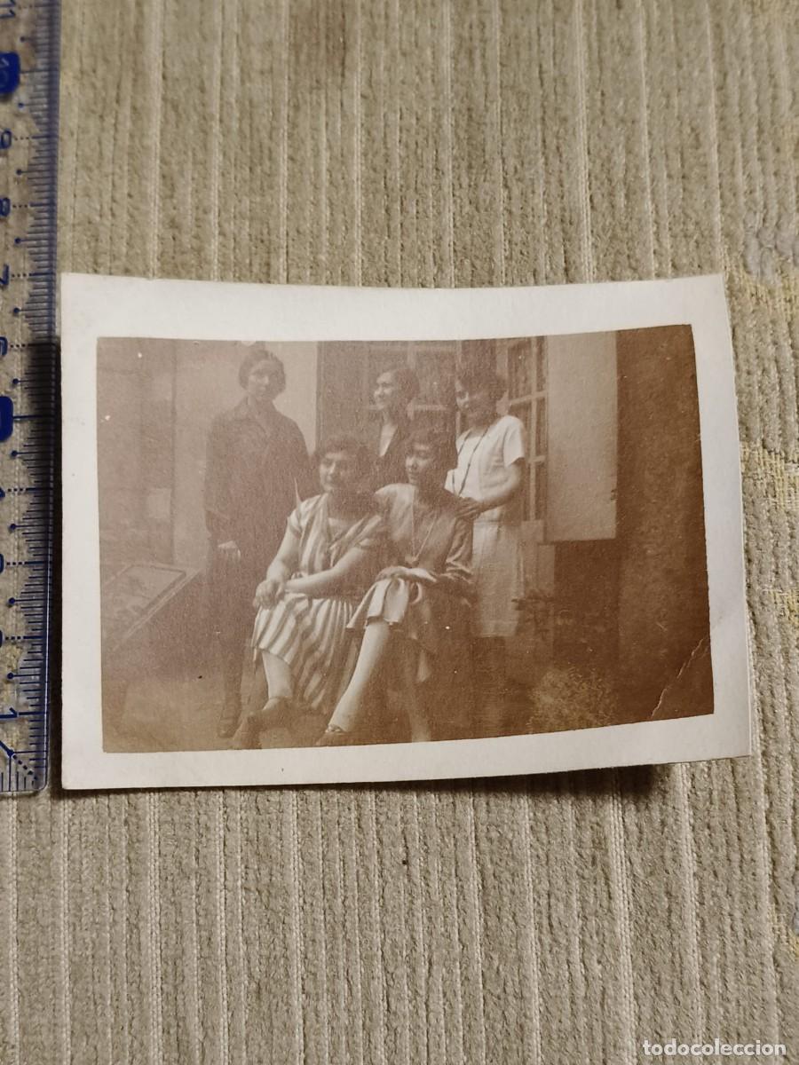 Fotograf&iacute;a antigua: Foto Toulouse?, a&ntilde;os 20. Gelatinobromuro. Mujeres posando. 8x6cm. France