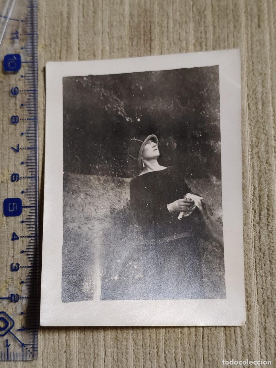 Fotograf&iacute;a antigua: Foto Toulouse?, a&ntilde;os 20. Gelatinobromuro. Mujer. 8x6cm. France