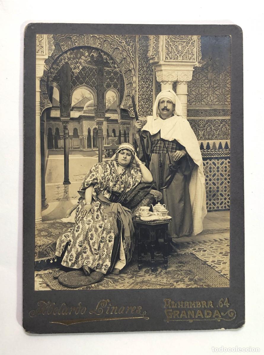 Fotograf&iacute;a antigua: ANTIGUA FOTOGRAF&Iacute;A / ABELARDO LINARES / ALHAMBRA - GRANADA / 18 X 13