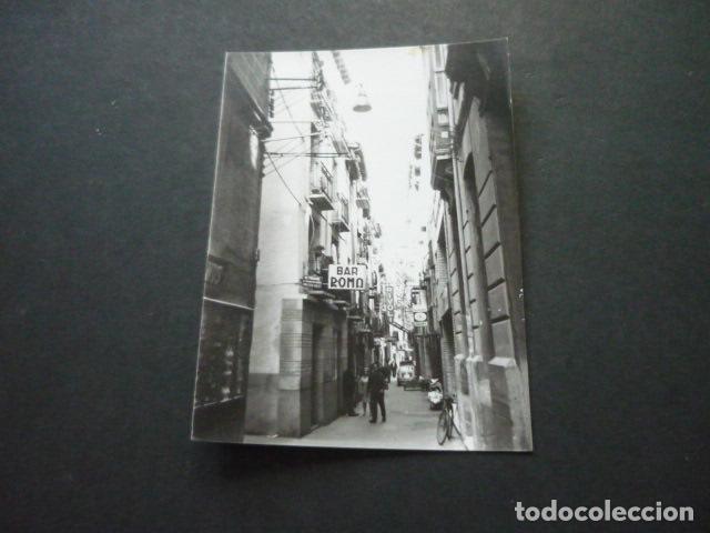 Alte Fotografie: LOGRO&Ntilde;O CALLE LAUREL ANTIGUA FOTOGRAFIA 7,5 X 10,5 CM