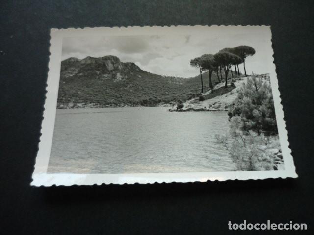 Fotografia antiga: PANTANO DE SAN JUAN MADRID ANTIGUA FOTOGRAFIA 7,5 X 10 CM