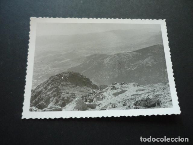 Photographie ancienne: SIERRA DE GUADARRAMA MADRID VISTA DESDE LA MALICIOSA ANTIGUA FOTOGRAFIA 7,5 X 10 CM