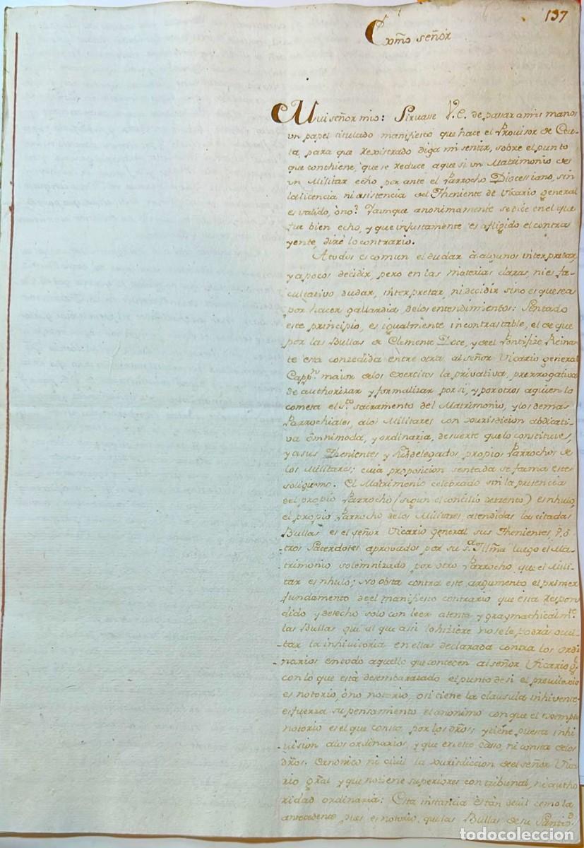 Fotograf&iacute;a antigua: MANIFIESTO echo por el Auditor de Guerra de Ceuta en defensa de la jurisdicci&oacute;n eclesiatica militar,