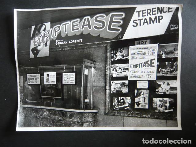 Antique Photography: MADRID CINE ROXI B STRIPTEASE ANTIGUA FOTOGRAFIA 18 X 24 CM
