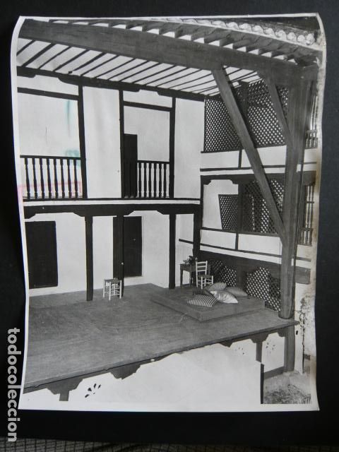 Antique Photography: ALMAGRO CIUDAD REAL CORRAL DE COMEDIAS ANTIGUA FOTOGRAFIA 18 X 24 CM