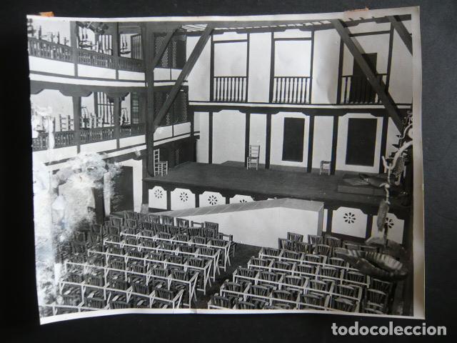 Antique Photography: ALMAGRO CIUDAD REAL CORRAL DE COMEDIAS ANTIGUA FOTOGRAFIA 18 X 24 CM