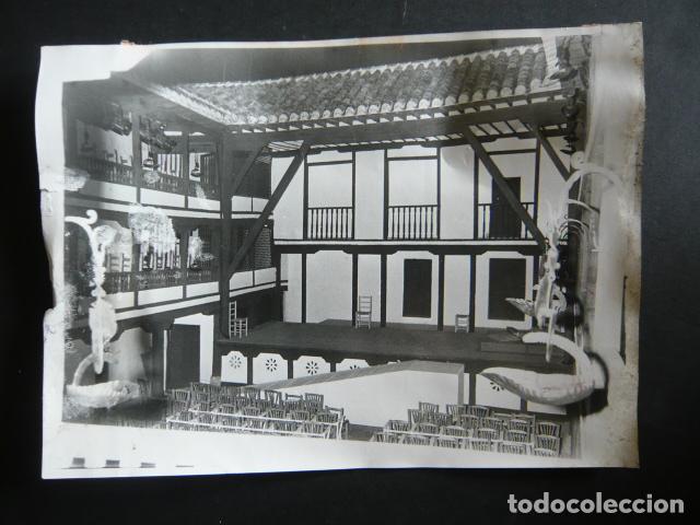 Antique Photography: ALMAGRO CIUDAD REAL CORRAL DE COMEDIAS ANTIGUA FOTOGRAFIA 18 X 24 CM