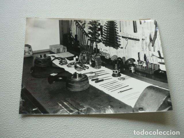 Antique Photography: TALLER MECANICO ANTIGUA FOTOGRAFIA ORIGINAL 12 X 18 CM