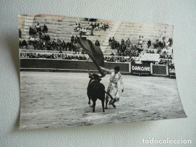 Antique Photography: SAN SEBASTIAN DE LOS REYES MADRID CORRIDA TOROS EL LEVANTINO ANTIGUA FOTOGRAFIA ORIGINAL 12 X 18 CM