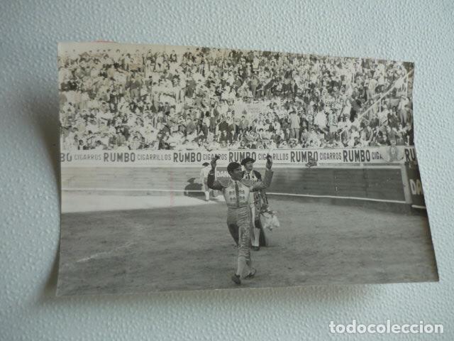 Antique Photography: SAN SEBASTIAN DE LOS REYES MADRID CORRIDA TOROS EL LEVANTINO ANTIGUA FOTOGRAFIA ORIGINAL 12 X 18 CM