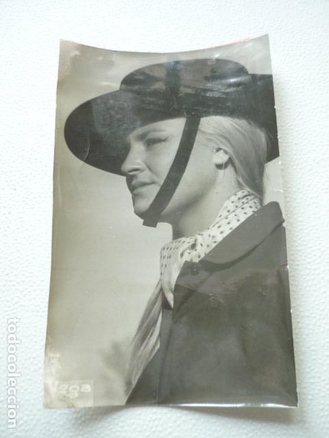 Antique Photography: ANGELA TORERA REJONEADORA ANTIGUA FOTOGRAFIA ORIGINAL 12 X 18 CM