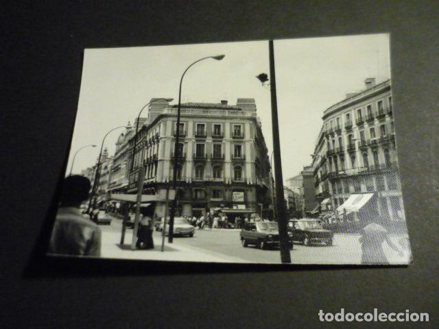 Alte Fotografie: MADRID PUERTA DEL SOL ANTIGUA FOTOGRAFIA 7,5 X 10,5 CM