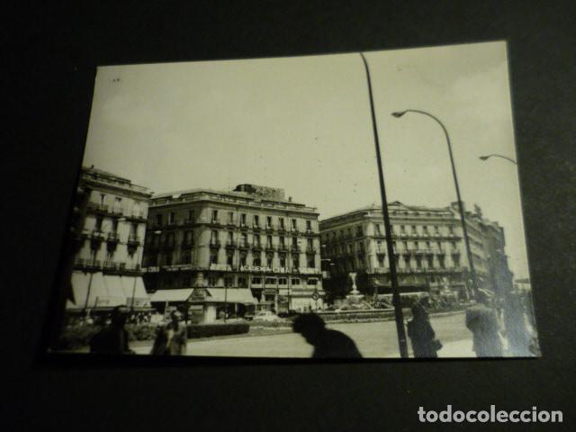 Photographie ancienne: MADRID PUERTA DEL SOL ANTIGUA FOTOGRAFIA 7,5 X 10,5 CM