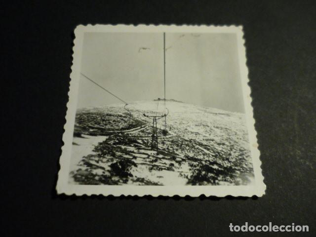 Fotografia antiga: PUERTO DE NAVACERRADA MADRID ESTACION DE ESQUI ANTIGUA FOTOGRAFIA 6,5 X 6,5 CM
