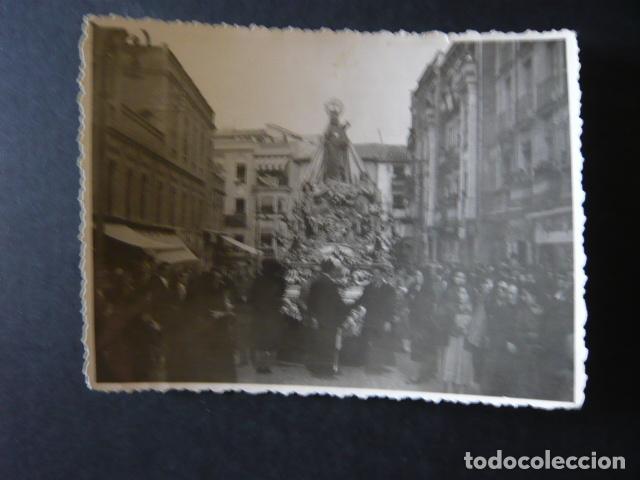 Antique Photography: JAEN PROCESION VIRGEN ORTEGA FOTOGRAFO ANTIGUA FOTOGRAFIA 8,5 X 11,5 CM