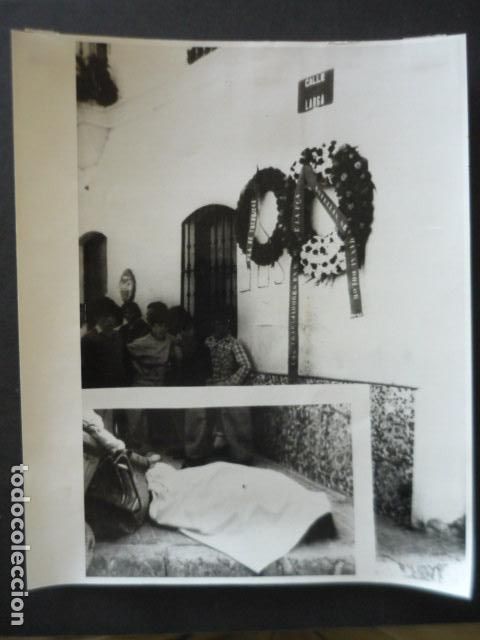 Photographie ancienne: LEBRIJA SEVILLA CORTEJO FUNEBRE ANTIGUA FOTOGRAFIA 18 X 24 CM