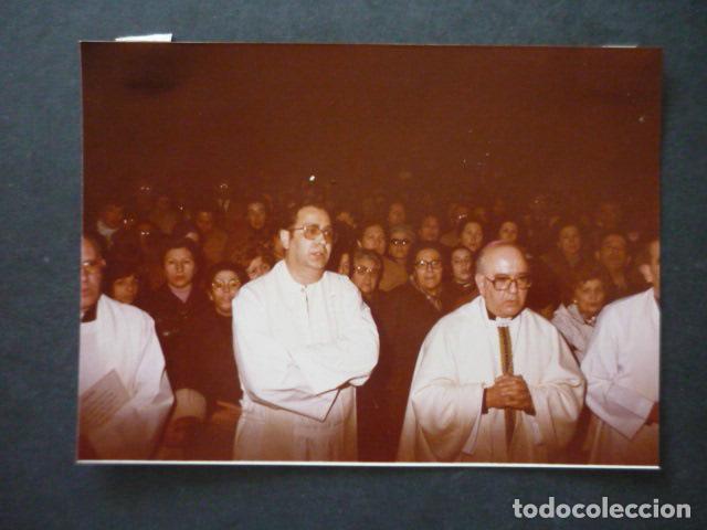 Antique Photography: VITORIA ALAVA MISA POR ATENTADO A LA VIRGEN BLANCA ANTIGUA FOTOGRAFIA 18 X 13 CM