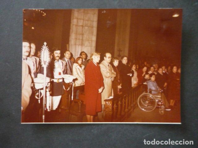 Fotografia antiga: VITORIA ALAVA MISA ATENTADO A LA VIRGEN BLANCA ANTIGUA FOTOGRAFIA 18 X 13 CM