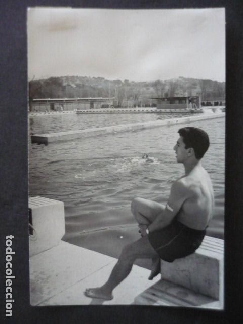Fotografia antiga: MADRID MONCLOA PARQUE SINDICAL PISCINAS ANTIGUA FOTOGRAFIA 18 X 12 CM