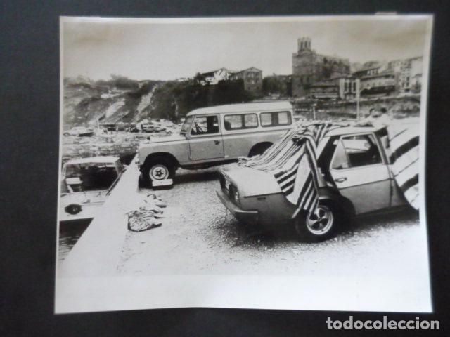 Alte Fotografie: GUETARIA GUIPUZCOA ATENTADO TERROSTISTA ETA ANTIGUA FOTOGRAFIA 18 X 24 CM