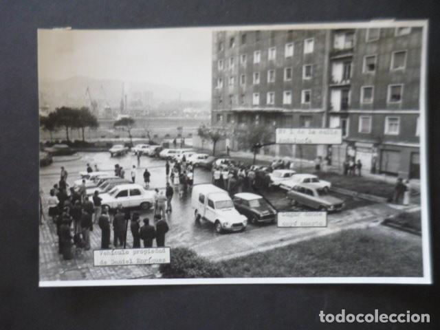Fotografia antiga: BILBAO ATENTADO TERRORISTA ETA MILITAR MUERTO ANTIGUA FOTOGRAFIA 18 X 24 CM
