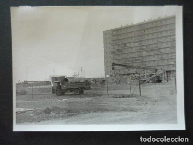 Antique Photography: FUENLABRADA MADRID CONSTRUCCION AMBULATORIO ANTIGUA FOTOGRAFIA 18 X 13 CM