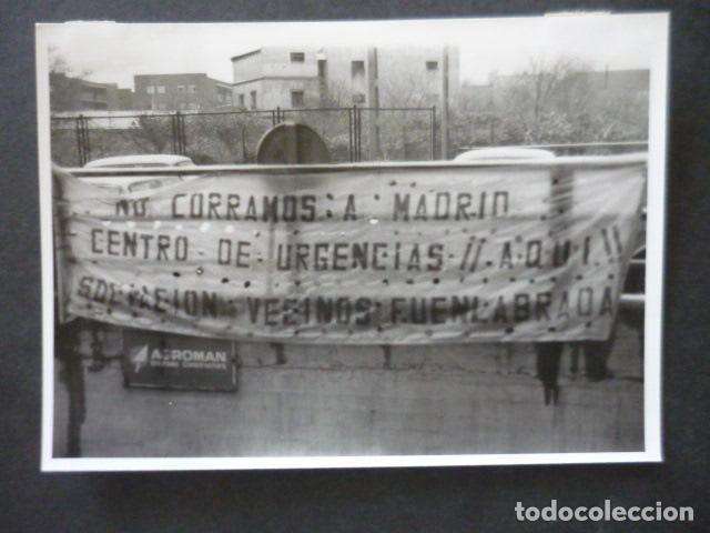 Fotografia antica: FUENLABRADA MADRID CONSTRUCCION AMBULATORIO ANTIGUA FOTOGRAFIA 18 X 12 CM