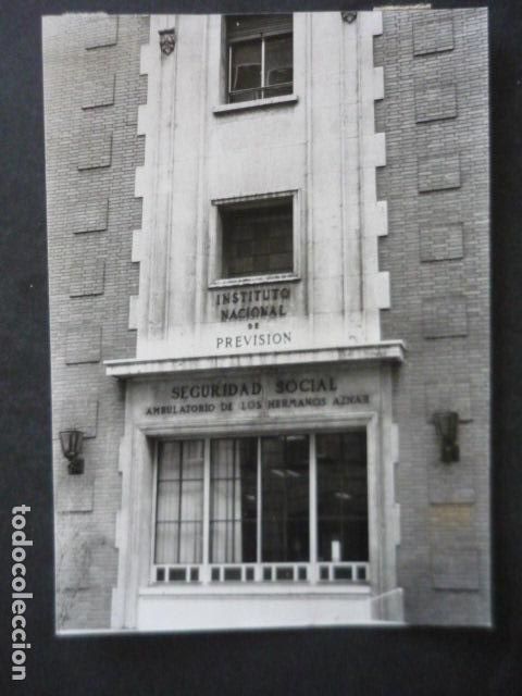 Alte Fotografie: MADRID AMBULATORIO HERMANOS AZNAR EN MODESTO LAFUENTE ANTIGUA FOTOGRAFIA 18 X 12 CM