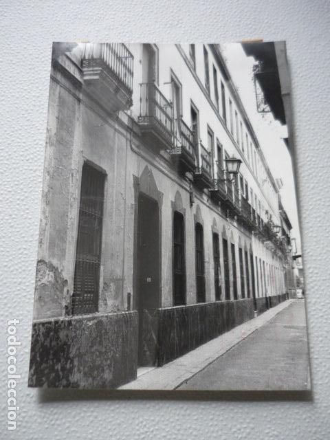 Alte Fotografie: SEVILLA CASA SE&Ntilde;ORIAL DEL PAPA DEL PALMAR DE TROYA ANTIGUA FOTOGRAFIA ORIGINAL 12.5 X 17.5 CM