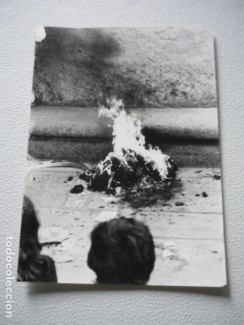 Fotografia antica: ALBA DE TORMES SALAMANCA DISTURBIOS VISITA PAPA PALMA TROYA ANTIGUA FOTOGRAFIA ORIGINAL 13 X 18 CM