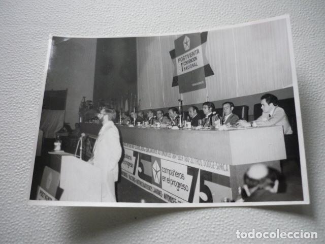Fotografia antica: I CONVENCION CHRYSLER ESPA&Ntilde;A POSVENTA ANTIGUA FOTOGRAFIA ORIGINAL 13 X 18 CM